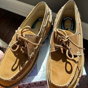 Nunn Bush Men's Tan Boat Shoes 11 M New without original box